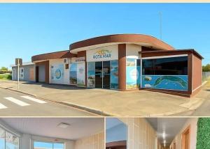 a picture of a building with a swimming pool at Pousada Luz do Sol in Penha +6 photos