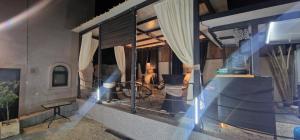 a room with a view of a living room at Villa Glamour in Utjeha