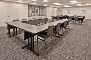 a conference room with a long table and chairs at Hampton Inn & Suites Lanett/West Point in Lanett +27 photos