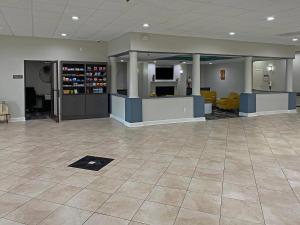 a large room with a lobby with a room with at Comfort Inn Conover-Hickory in Conover +74 photos