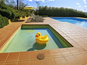 a rubber duck floating in a swimming pool at Apartment Monteroni by Interhome in Vergelle