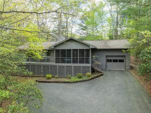 a house with a garage and a driveway at Home Away From Home · Home-Away-From-Home in Rosman