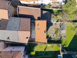 an overhead view of a house with roofs at LA CASA Di Nonno Angelo in Capo di Ponte