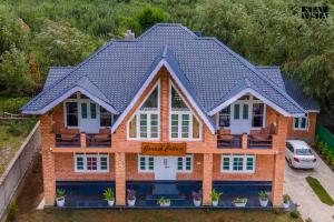 an aerial view of a house at Gaash Cottages in Buna Palang