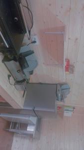 an overhead view of a bathroom with a toilet at PROKLETIJE COTTAGES in Plav