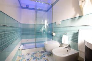 Koupelna v ubytování B&B Degli Aranci