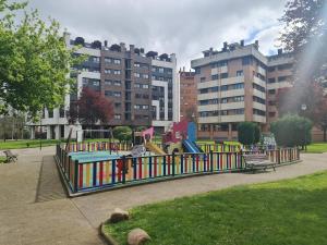 a playground in a park in a city at Ca'Oviedo in Oviedo