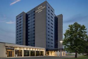 a rendering of the front of a building at Doubletree By Hilton Pointe Claire Montreal Airport West in Pointe-Claire