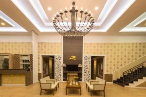Posezení v ubytování Sao Vang Hotel