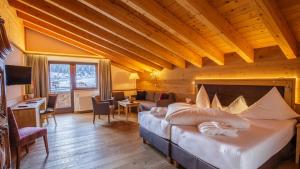 Voodi või voodid majutusasutuse Hotel Plattenhof toas