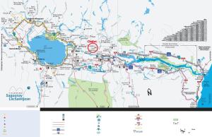 a map of singapore and its attractions at Refuge Boréal - Bord du lac paisible in Saint-Ambroise