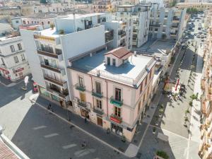 an overhead view of a city street with buildings at Le Suite in Crotone