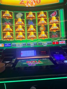 a close up of a video poker machine at Grand Saphire Resort c blok in Aradhippou