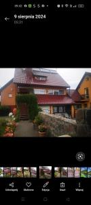 a screenshot of a home screen with a picture of a house at Pokój 2-osobowy in Węgorzewo