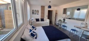 a bedroom with a bed and a living room at Villa De Alexiano in Alixan +37 photos
