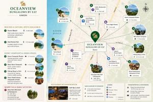a map of the city of epcot at Oceanview Bungalows by EAT, Karon Beach in Karon Beach