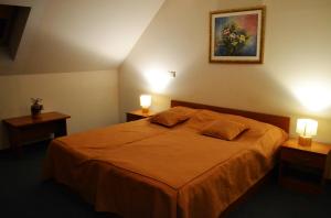 Llit o llits en una habitació de Hotel Istra