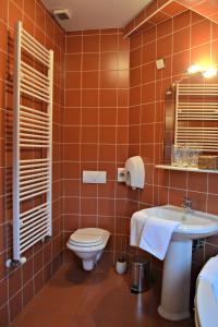 Koupelna v ubytování Hotel Istra