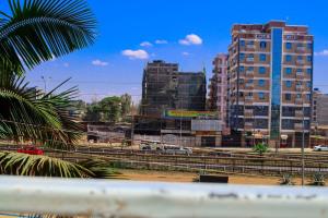 a view of a city with tall buildings at The Quiet Nest in Ruiru
