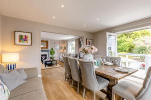 a dining room with a table and chairs at 4 Bed in Braunton oc-56111 in Croyde