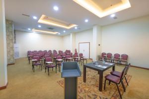 a room with a bunch of chairs and tables in it at Casa Fora Beach Resort Hotel - Spa & Aqua park - All Inclusive Plus Concept in Belek +59 photos