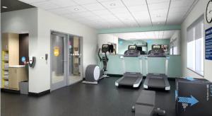 a gym with cardio equipment in a room at Tru By Hilton Ciudad Valles in Ciudad Valles