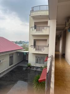 a view from the balcony of a building at Hotel Minh Phát in Công Thanh +16 photos
