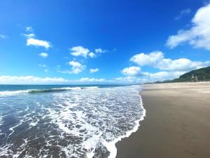 a view of the beach from the shore at Oasis Wadaura in Minamiboso