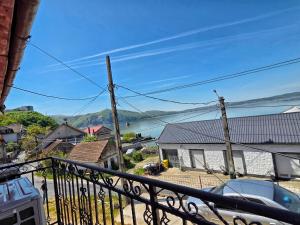 a view from the balcony of a house at Casă de vacanță Danube in Moldova Nouă