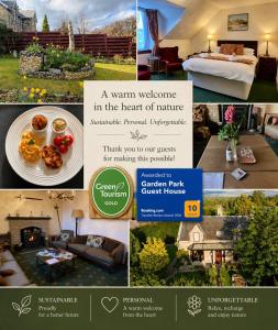a yard welcome in the heart of nature brochure at Garden Park Guest House in Grantown on Spey