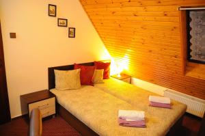 Letto o letti in una camera di Penzion Severka