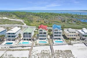 an aerial view of the units at the resort at Villa del Sol by Pristine Property Vacation Rentals in Cape San Blas