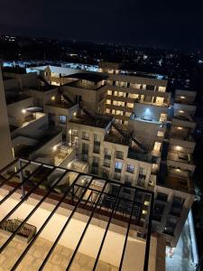 a view from the top of a building at night at Neriah Paradise in Gatunga