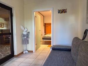a room with a room with a hallway with a room with a room at Apartment Manderscheid near Castle Ruins in Manderscheid