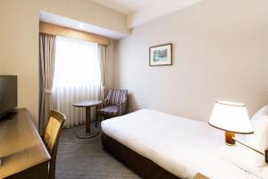 TV a/nebo společenská místnost v ubytování HOTEL MYSTAYS Sapporo Aspen
