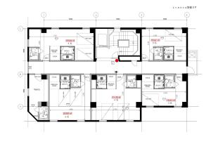 a floor plan of a house at Kanazawa 旅音 in Kanazawa