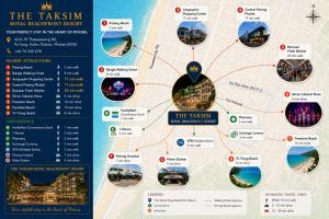 a map of the iridium hotel and resort at The Taksim Royal Beachfront Resort in Patong Beach