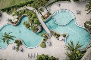 an overhead view of a pool at a resort at JW Marriott Quito in Quito