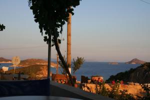 a view of the ocean from a house at Chrisoula Studios in Kámbos