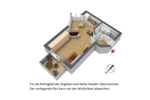 a floor plan of a apartment at Villa Strandperle Whg 07 in Bansin +13 photos
