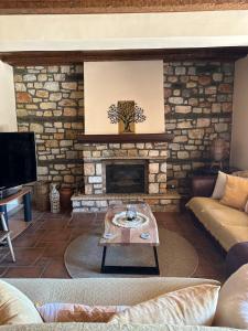 Zona d'estar a Villa Damis - Levanda