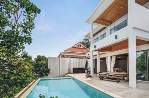 an image of a house with a swimming pool at Anara Pool Villa - Private House in Bophut