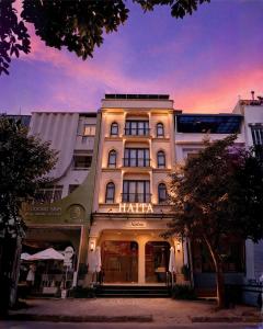 a hotel building with a sign that reads haria at HAITA Suites - Phu My Hung in Ho Chi Minh City