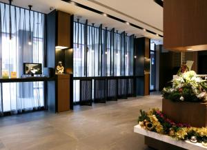 Preddverje oz. recepcija v nastanitvi Wonstar Hotel