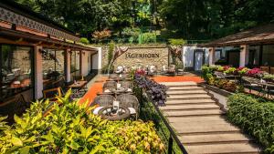 Ogród w obiekcie Hotel Jägerhorn
