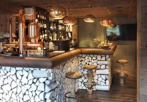 Lounge nebo bar v ubytování M de Megève