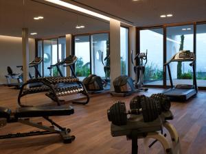 Fitness centrum a/nebo fitness zařízení v ubytování Giardino Marling