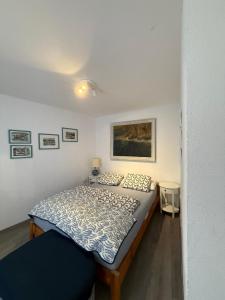 a bedroom with a bed in a room at Apartments Rome in Baška