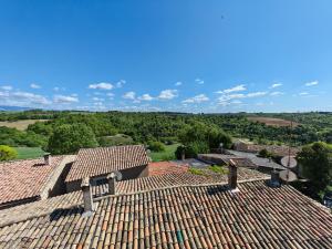 a view from the roof of a house at Clair de Provence in Entrevennes