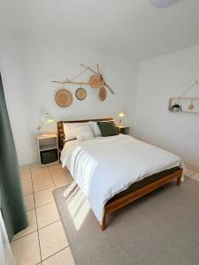 a bedroom with a large bed in a room at 'Your Place on Davidson' in Mount Isa